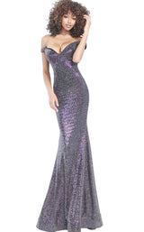 1 of 4 Jovani 3408 Black/Silver