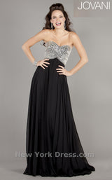 1 of 2 Jovani 7471 Black/Silver