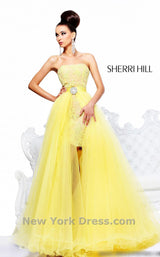 3 of 3 Sherri Hill 21165 Yellow