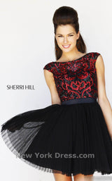 1 of 5 Sherri Hill 21167 Silver