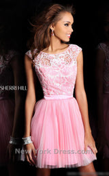 4 of 5 Sherri Hill 21167 Light Pink/Pink