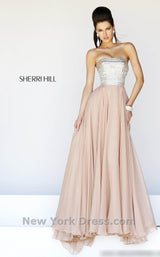 4 of 21 Sherri Hill 1539 Nude