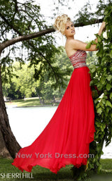 2 of 21 Sherri Hill 1539 Red