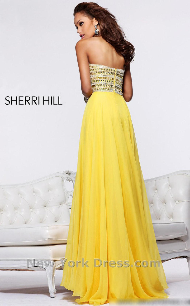 Sherri Hill 1539 Yellow