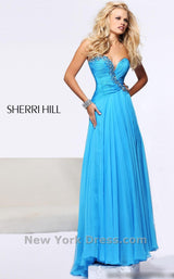 1 of 2 Sherri Hill 1548 Aqua