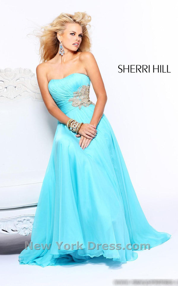 Sherri Hill 1556 Aqua