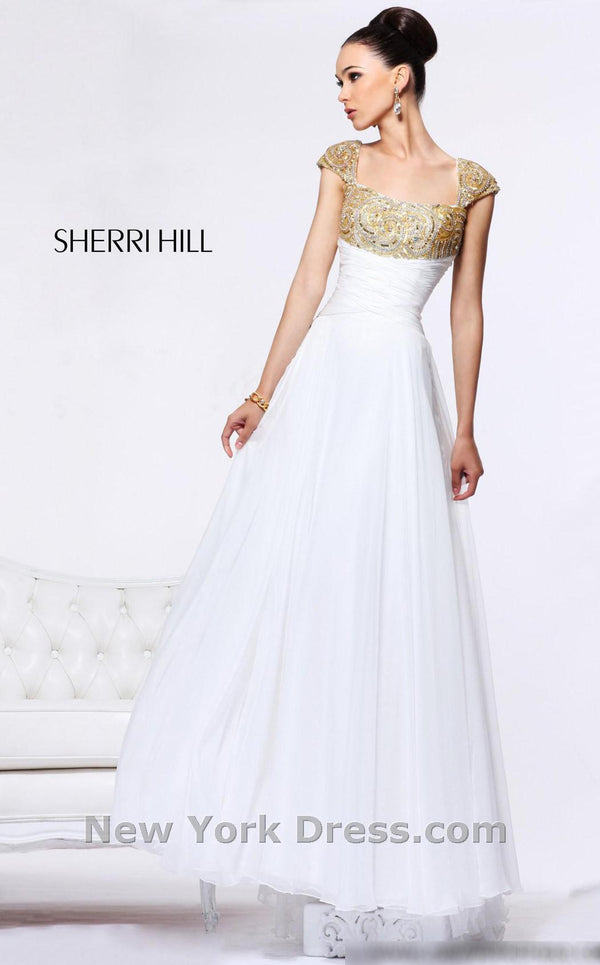 Sherri Hill 1583 Ivory/Gold