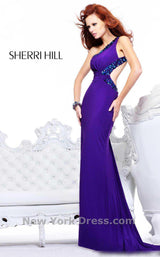 3 of 4 Sherri Hill 2970 Purple