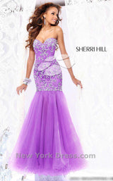 1 of 5 Sherri Hill 2974 Hot Purple