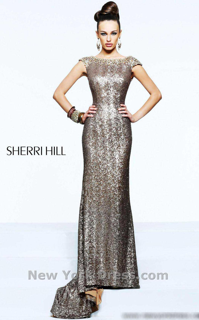 Sherri Hill 2978 Silver