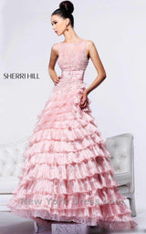 2 of 3 Sherri Hill 2985 Blush/Nude