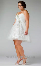 2 of 2 Mac Duggal 64475F White