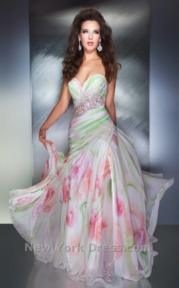 Mac Duggal 64292M Pastel Multi