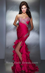 1 of 2 Mac Duggal 4970M Fuchsia