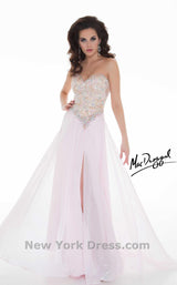 2 of 3 Mac Duggal 81838M Ice Pink/Nude