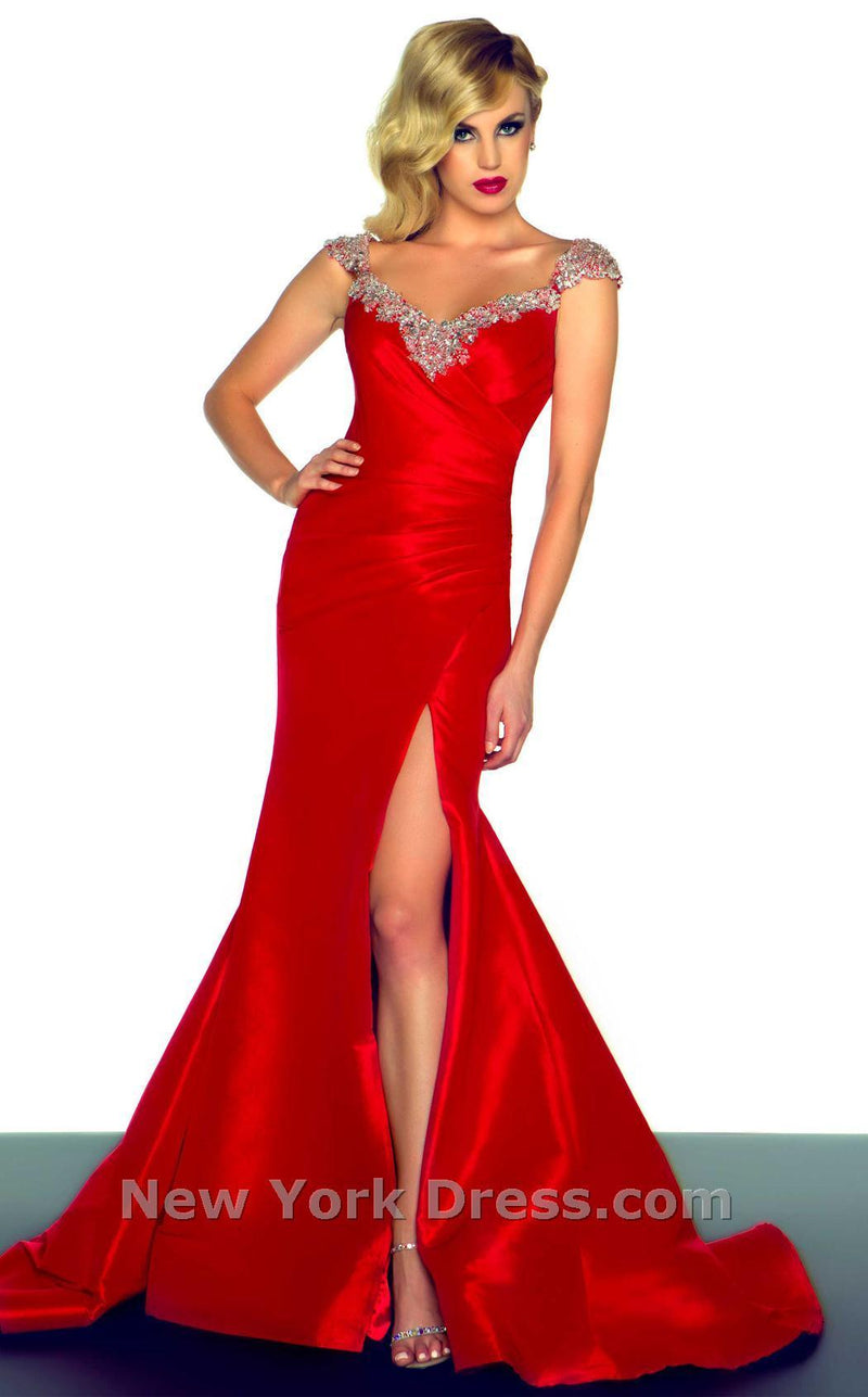 Mac Duggal 76363R Red