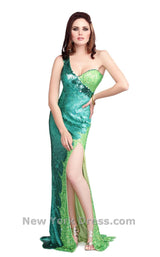 2 of 2 Primavera Couture 9676 Lime/Teal