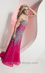 2 of 2 Jasz Couture 4823 Fuchsia/Turquoise