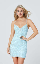 20 of 21 Primavera Couture 3554 Dress Powder-Blue