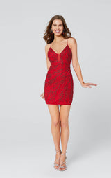 7 of 21 Primavera Couture 3554 Dress Red