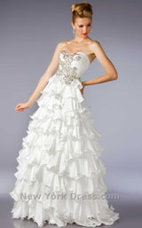 1 of 2 Mac Duggal 4957H Ivory