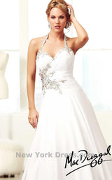 2 of 2 Mac Duggal 50155H White/Silver