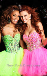 4 of 20 Sherri Hill 21101 Lime