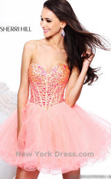 9 of 20 Sherri Hill 21101 Coral