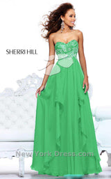 1 of 3 Sherri Hill 3874 Yellow