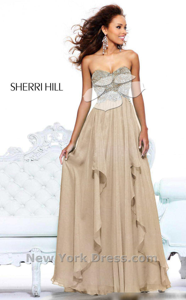 Sherri Hill 3874 Nude