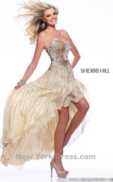 1 of 4 Sherri Hill 8502 Nude