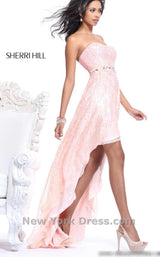 3 of 5 Sherri Hill 8503 Peach