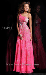 1 of 3 Sherri Hill 8506 Strawberry