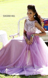 3 of 4 Sherri Hill 11022 Orchid