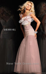 2 of 2 Sherri Hill 21012 Blush/Nude