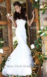 2 of 4 Sherri Hill 21014 Ivory