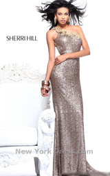 2 of 2 Sherri Hill 21031 Coffee