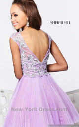 5 of 5 Sherri Hill 21032 Lilac/Silver