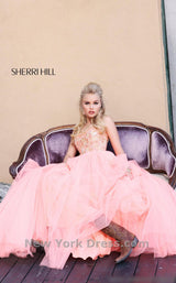 3 of 3 Sherri Hill 21059 Orange