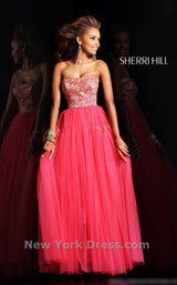 1 of 3 Sherri Hill 21059 Coral