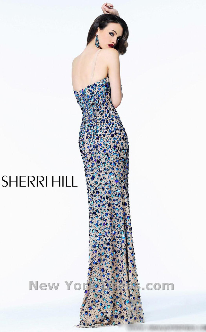 Sherri Hill 21079 Nude/Royal