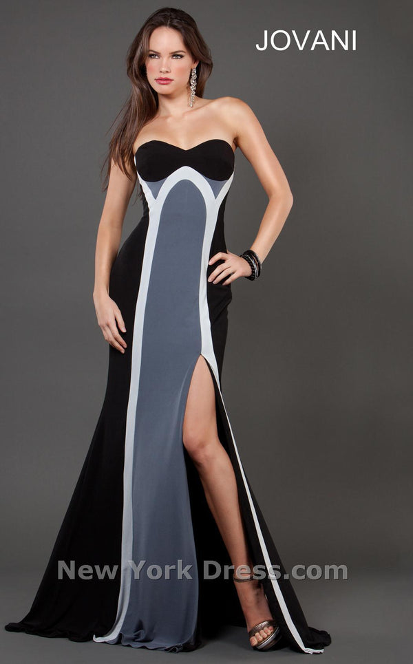 Jovani 73452 Black/Gray