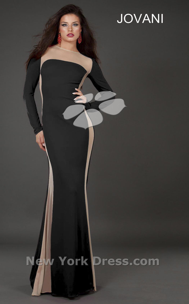 Jovani 74270 Black/Nude