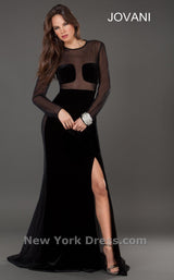 1 of 5 Jovani 74422 Black