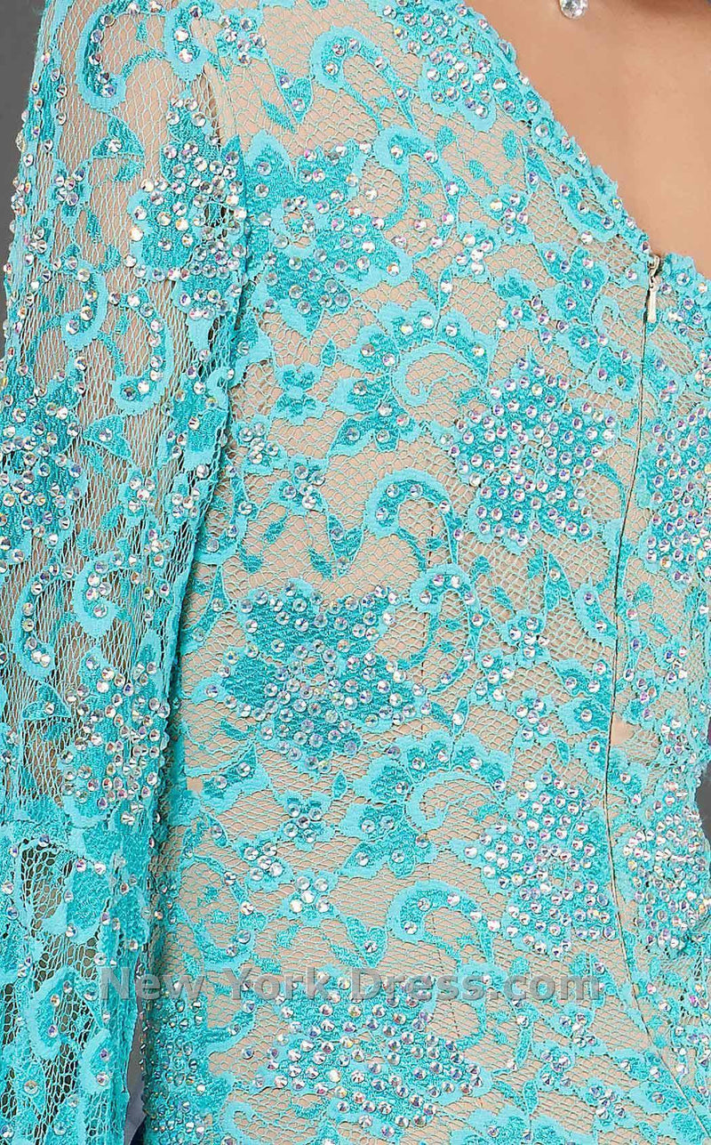 Jovani 74225 Aqua