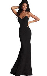 1 of 72 Jovani 37334 Black