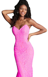 38 of 72 Jovani 37334 Fuchsia