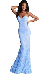 4 of 72 Jovani 37334 Light Blue