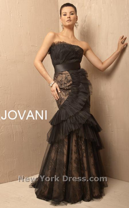 Jovani 5574 Black/Nude