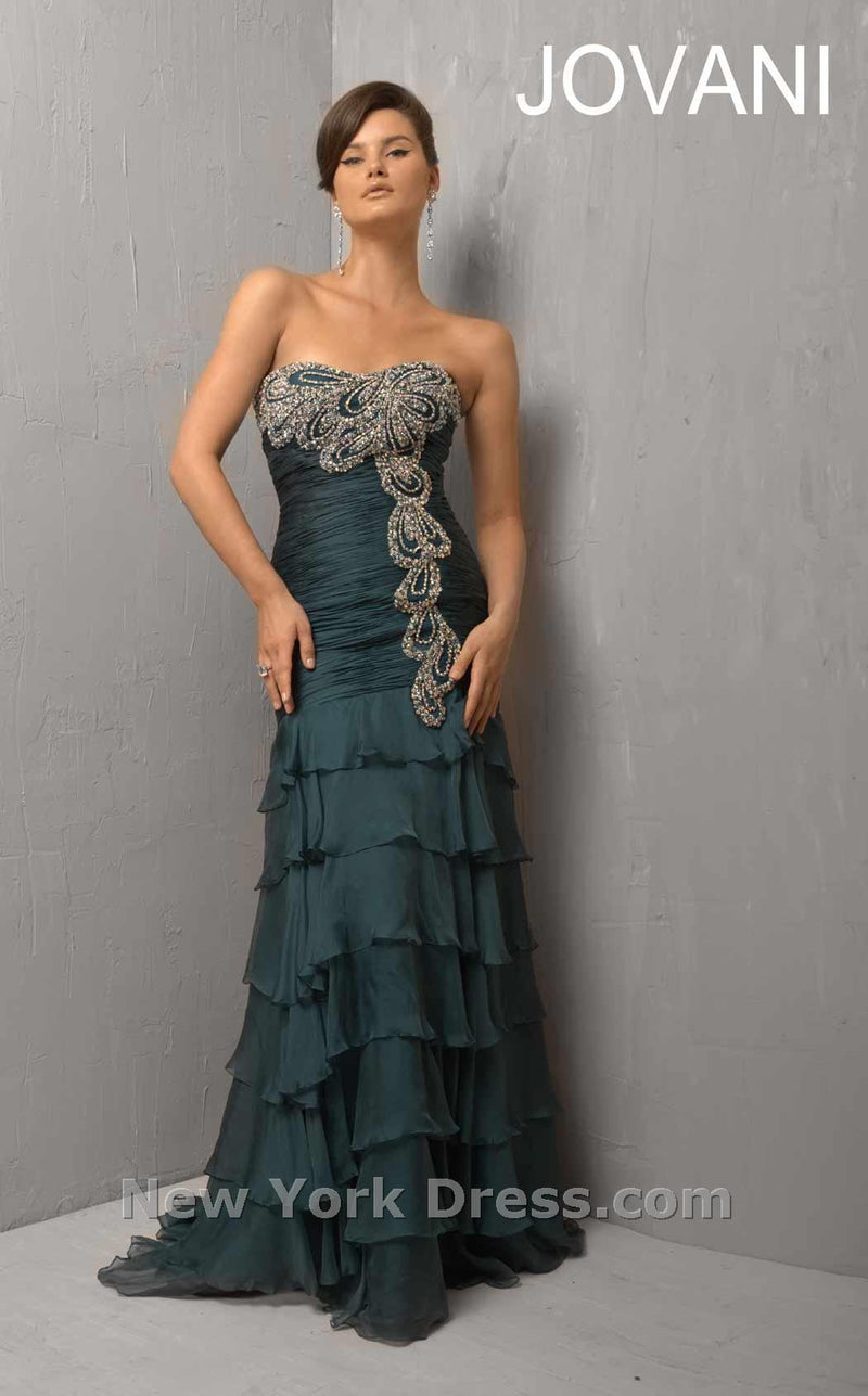 Jovani 5802 Forest Green